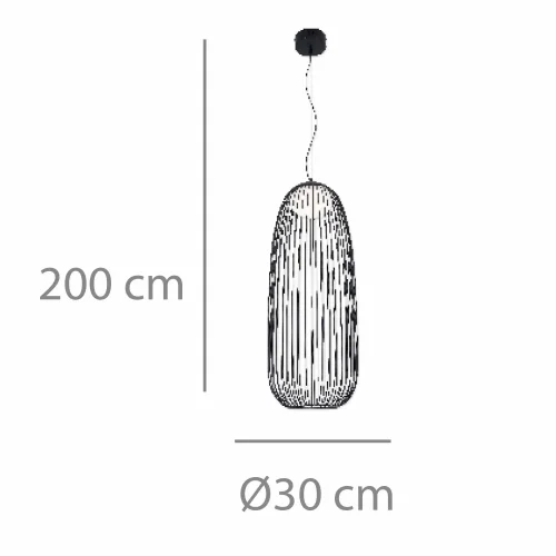 SOSPENSIONE LED 13W 3000K-4000K-6000K Ø30CM DORATA ARVEN