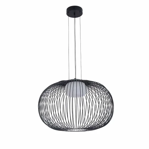 LAMPADA A SOSPENSIONE LED 15W 3000K-4000K-6000K Ø60CM NERA ARVEN