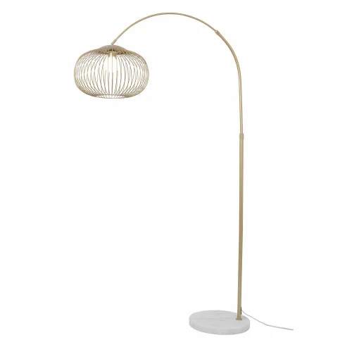 LAMPADA DA TERRA AD ARCO IN ACCIAIO DORATO E27 ARVEN