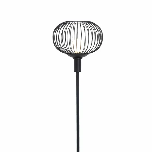 LAMPADA DA TERRA 160CM ACCIAIO VERNICIATO NERO E27 ARVEN