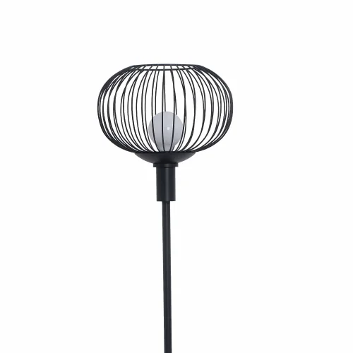 LAMPADA DA TERRA 160CM ACCIAIO VERNICIATO NERO E27 ARVEN