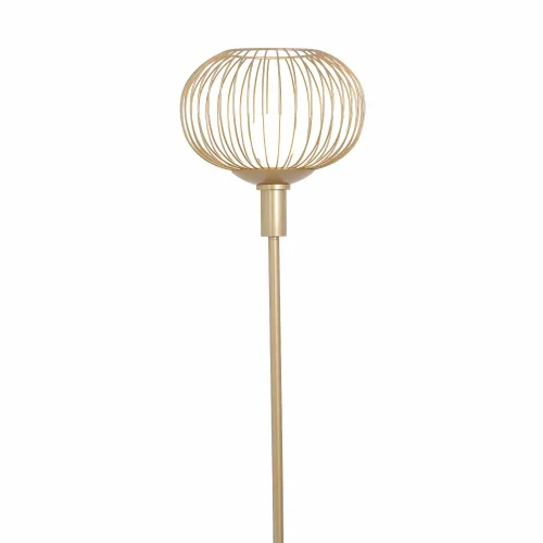 LAMPADA DA TERRA 160 CM ACCIAIO VERNICIATO ORO E27 ARVEN