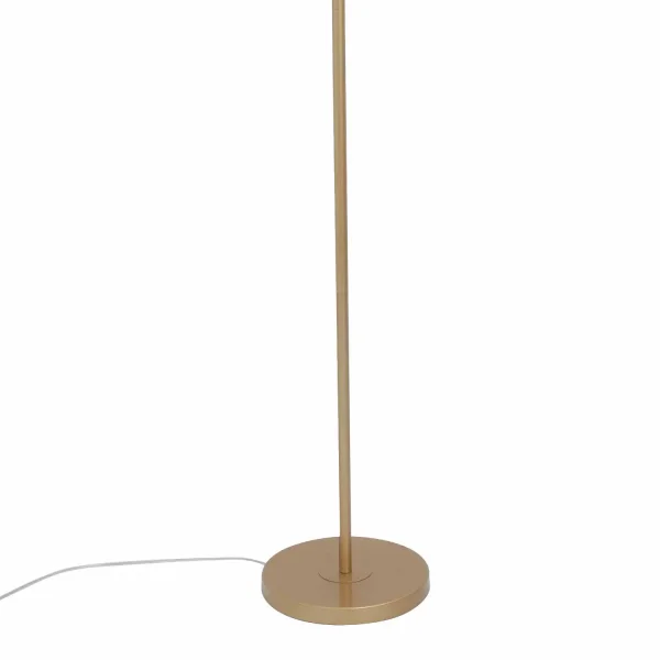 LAMPADA DA TERRA 160 CM ACCIAIO VERNICIATO ORO E27 ARVEN