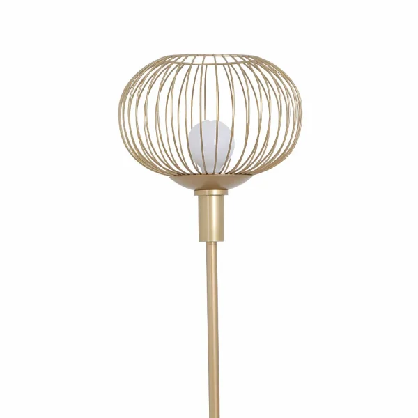 LAMPADA DA TERRA 160 CM ACCIAIO VERNICIATO ORO E27 ARVEN