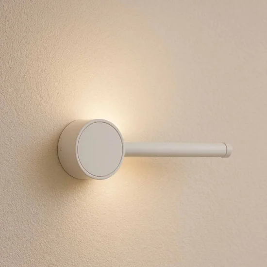 APPLIQUE LED 6W 3000K ACCIAIO VERNICIATO BIANCO 40 CM MIREA