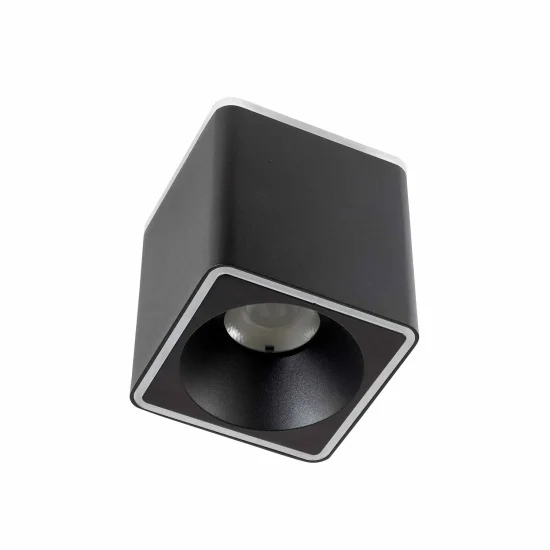FARETTO DA SUPERFICIE QUADRATO LED 14W 4000K 9x9CM NERO