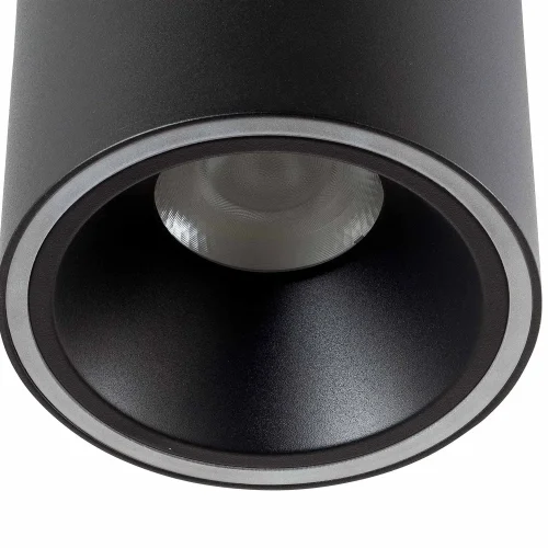 FARETTO DA SUPERFICIE CILINDRICO LED 25W 4000K Ø12 CM NERO