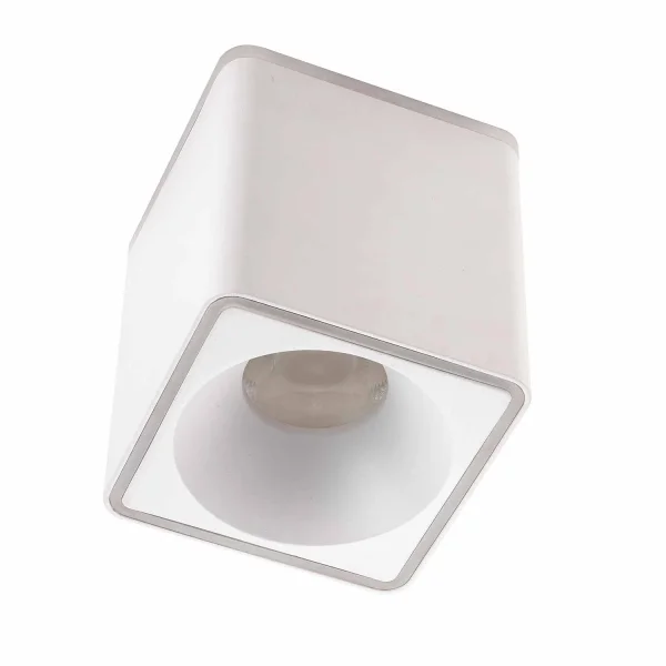 FARETTO DA SUPERFICIE QUADRATO LED 25W 4000K 12x12 CM BIANCO