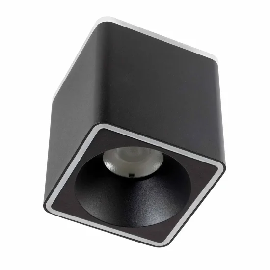 FARO DA SUPERFICIE QUADRATO LED 25W 4000K 12x12CM NERO