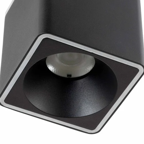 FARO DA SUPERFICIE QUADRATO LED 25W 4000K 12x12CM NERO