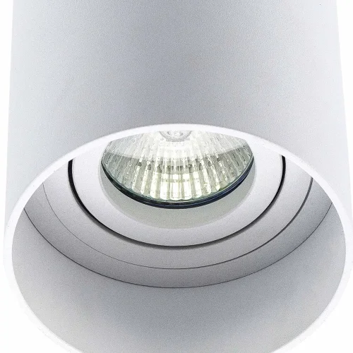 FARETTO DA SUPERFICIE CILINDRICO GU10 ORIENTABILE Ø9CM BIANCO