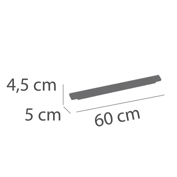 FARETTO SU BINARIO LED 30W 4000K 60CM DIREZIONABILE NERO