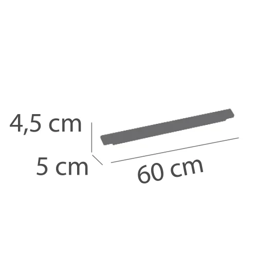 Faretto Su Binario Led 30W 4000K 60cm Direzionabile Bianco| Lúzete