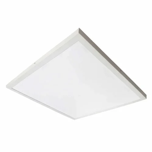 PLAFONIERA LED SUPERFICIE 48W 60x60cm SELETTORE COLORE ALLUMINIO BIANCO