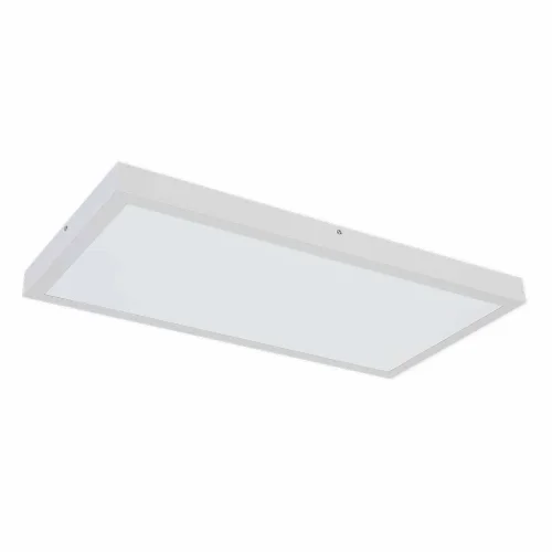 PLAFONIERA LED DA SUPERFICIE 28W 2675 LM 30x60cm SELETTORE COLORE ALLUMINIO BIANCO