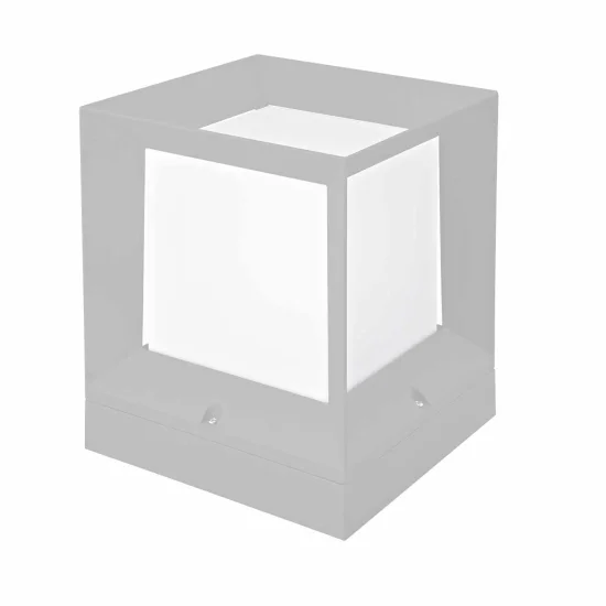 LAMPADA PER MURO ESTERNO SNOWDROP 22CM E27 BIANCA IP54