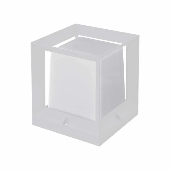 LAMPADA PER MURO ESTERNO SNOWDROP 16CM E27 BIANCO IP54