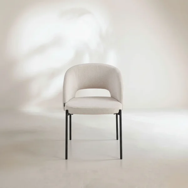 POLTRONA RIVESTITA SABBIA CLOTILDE