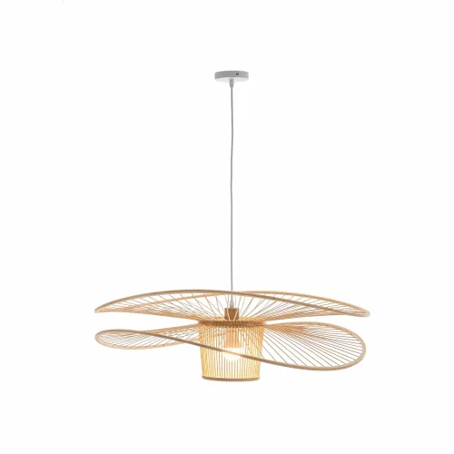 LAMPADA A SOSPENSIONE IN LEGNO Ø60CM E27 PORTOBELO