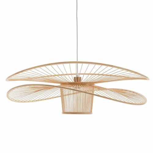 LAMPADA A SOSPENSIONE IN LEGNO Ø80CM E27 NUKU