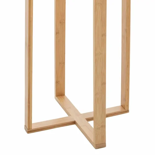 LAMPADA DA TERRA IN LEGNO E TESSUTO Ø43CM E27 HAGEN