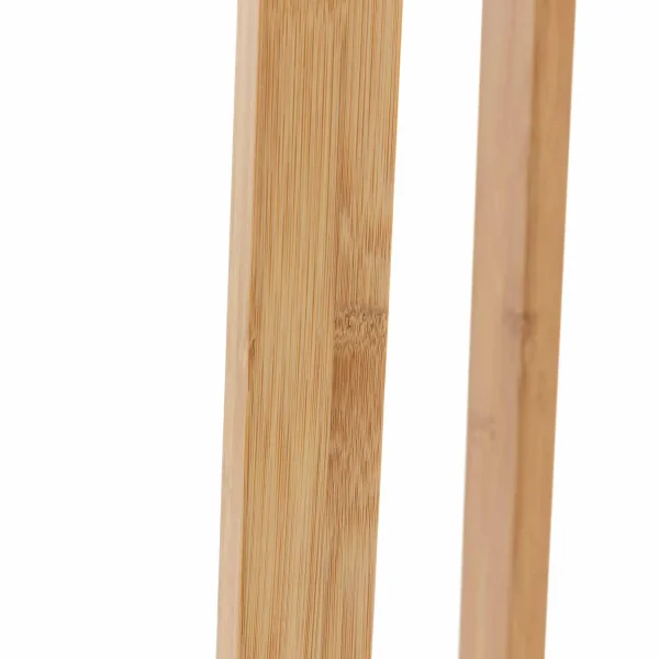 LAMPADA DA TERRA IN LEGNO E TESSUTO Ø43CM E27 HAGEN