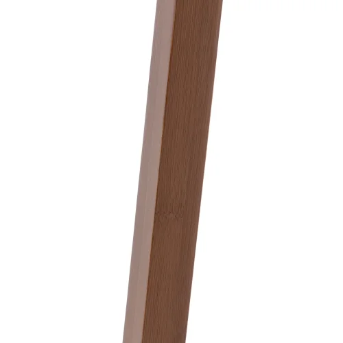 LAMPADA DA TERRA IN LEGNO DI MOGANO E TESSUTO Ø46CM E27 HAGEN