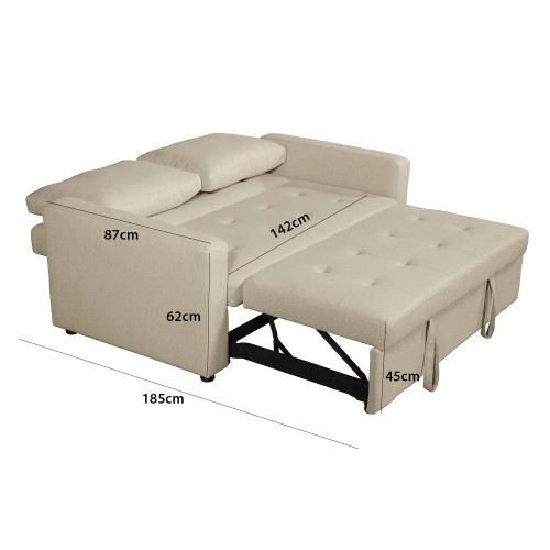 DIVANO LETTO IMBOTTITO ARENA TOKIO