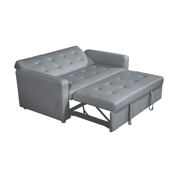 DIVANO LETTO IMBOTTITO GRIGIO TOKIO