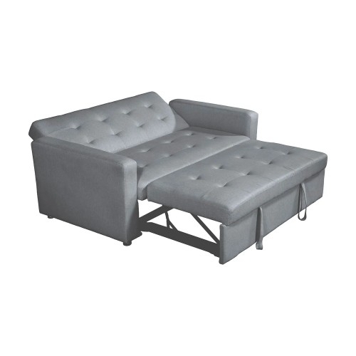 DIVANO LETTO IMBOTTITO GRIGIO TOKIO