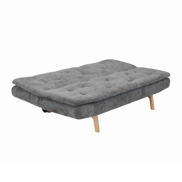 DIVANO LETTO IN TESSUTO GRIGIO MARENGO VELMA
