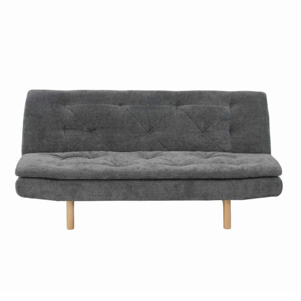 DIVANO LETTO IN TESSUTO GRIGIO MARENGO VELMA