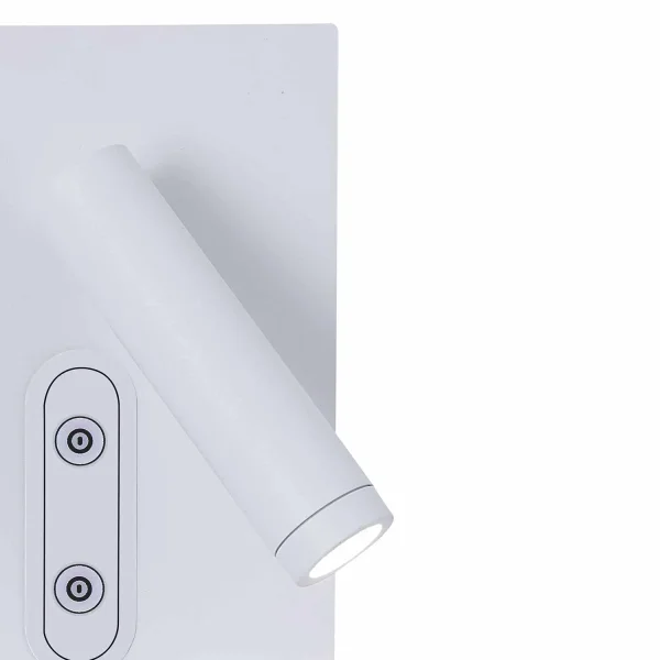 APPLIQUE LED 10W 3000–6000K TATTILE BIANCO CON RICARICA SENZA FILI MILO