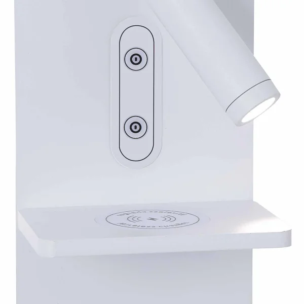 APPLIQUE LED 10W 3000–6000K TATTILE BIANCO CON RICARICA SENZA FILI MILO