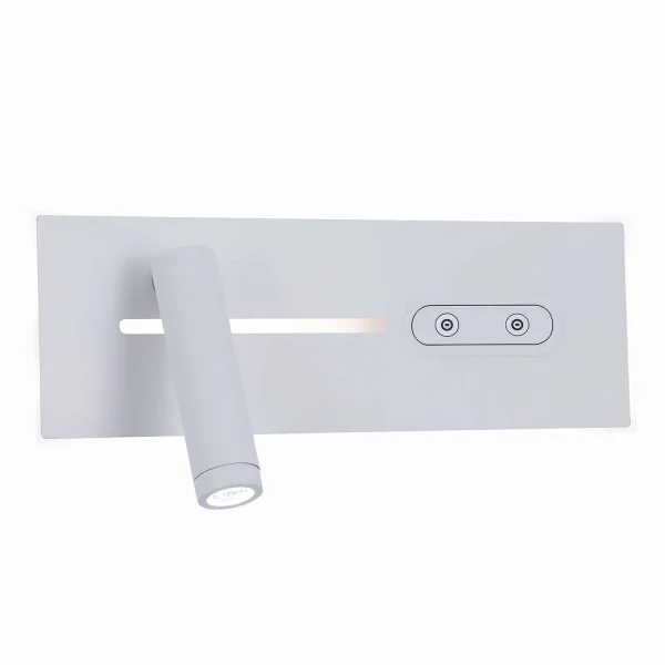 APPLIQUE LED 10W REGOLABILE TATTILE BIANCA 27,5 CM SAEL