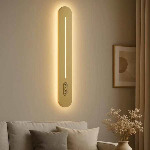 APPLIQUE LED 21W 3000–6000K TATTILE 80CM ORO ISANDRO