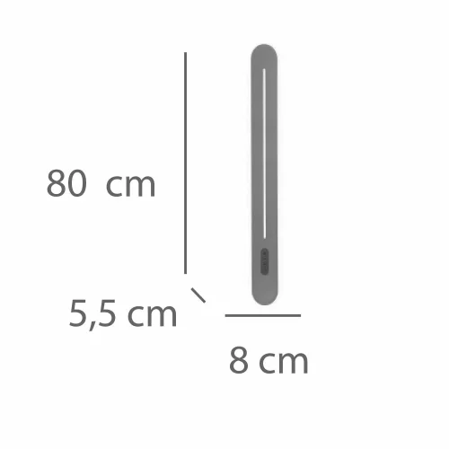 APPLIQUE LED 21W 3000–6000K TATTILE 80CM ORO ISANDRO