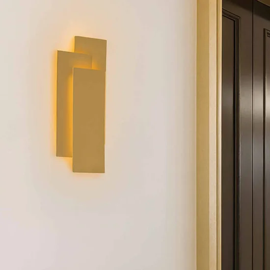 APPLIQUE LED DECORATIVA 8W 3000-6000K DORATA NOCT