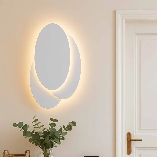 APPLIQUE LED DECORATIVA 8W 3000-6000K BIANCA LUNE