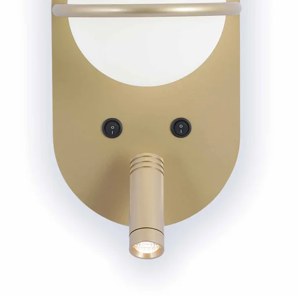 APPLIQUE DA PARETE LED 6W 3000–6000K DORATO ASTRA