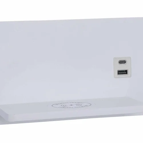 APPLIQUE LED 8W 3000–6000K TATTILE BIANCA CON RICARICA SENZA FILI ZEKO