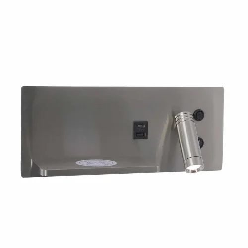 APPLIQUE LED 8W 3000–6000K TATTILE NICKEL CON RICARICA SENZA FILI ZEKO