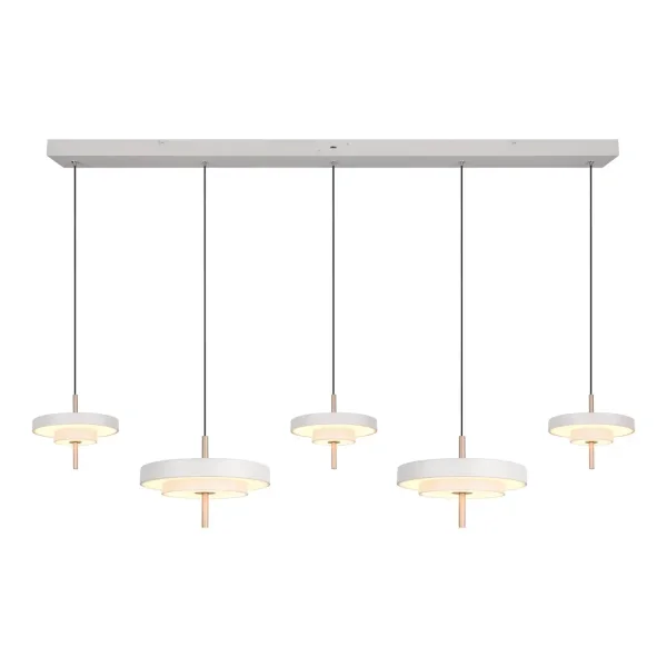 LAMPADA DA SOFFITTO LED 50W REGOLABILE 2300-3000-4000K GRIGIO CALDO ELIX