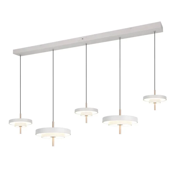 LAMPADA DA SOFFITTO LED 50W REGOLABILE 2300-3000-4000K GRIGIO CALDO ELIX