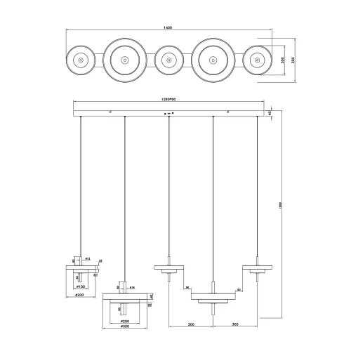 LAMPADA DA SOFFITTO LED 50W REGOLABILE 2300-3000-4000K GRIGIO CALDO ELIX