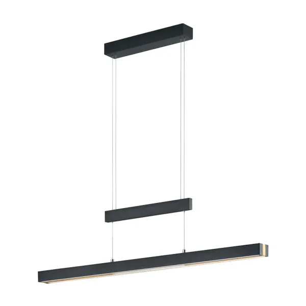 LAMPADA DA SOFFITTO LED 45W 2700K-5000K NERO LUNOR