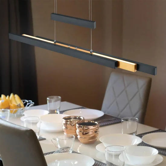 LAMPADA DA SOFFITTO LED 45W 2700K-5000K NERO LUNOR 2