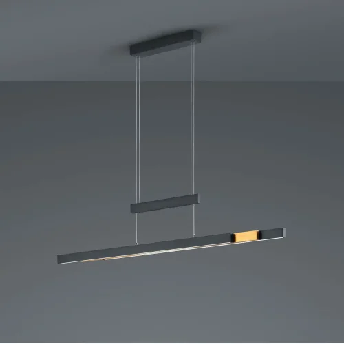 LAMPADA DA SOFFITTO LED 45W 2700K-5000K NERO LUNOR