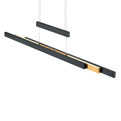 LAMPADA DA SOFFITTO LED 45W 2700K-5000K NERO LUNOR