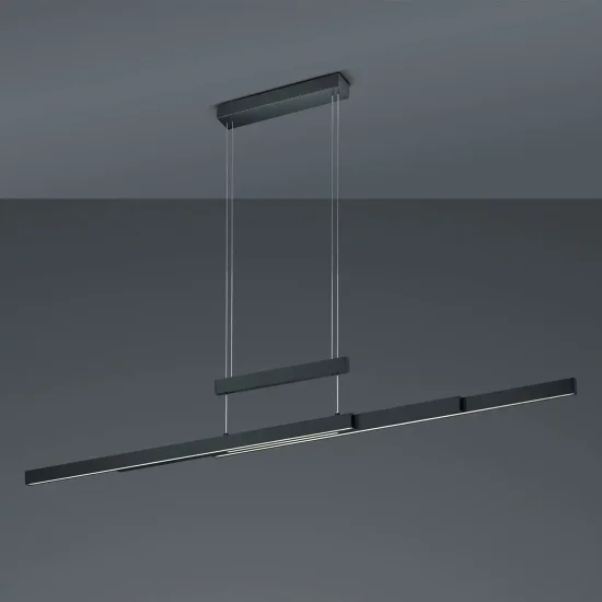 LAMPADA DA SOFFITTO LED 45W 2700K-5000K NERO LUNOR 2